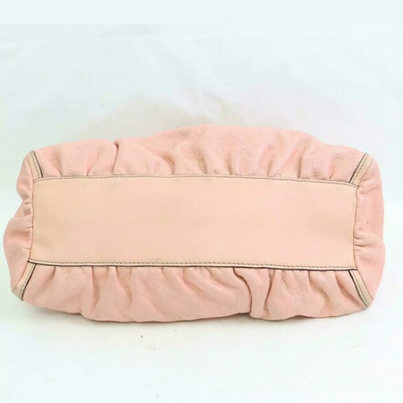Gucci Pink Guccissima Leather D Ring Hand Bag - Picture 3 of 7